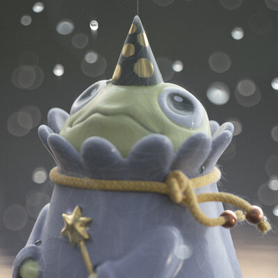 Rain wizard frog