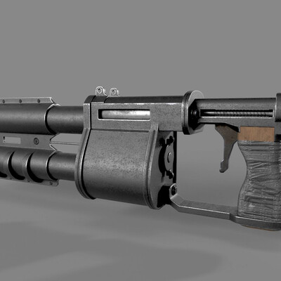 Shotgun meat grinder