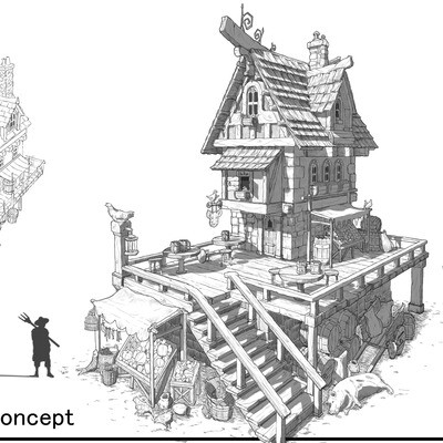 concept art tavern