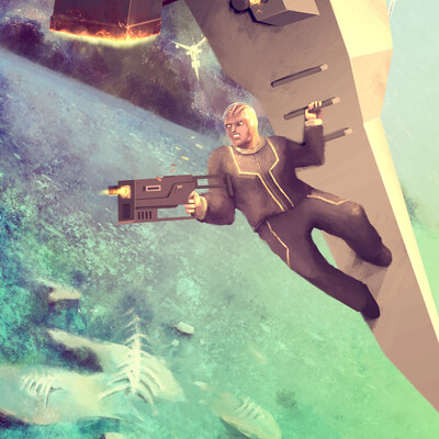 Shootout over the Dead Sea