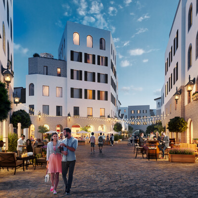 Public area in "Costa Mare" resort complex