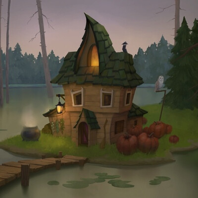 Forest witch's house