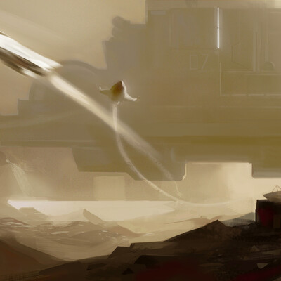 Twilight in the Red Desert