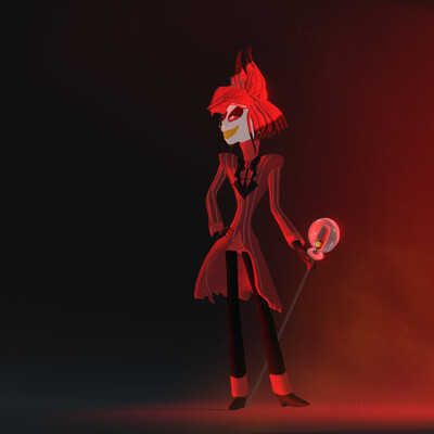 Alastor Radio Demon from cartoon Hazbin Hotel