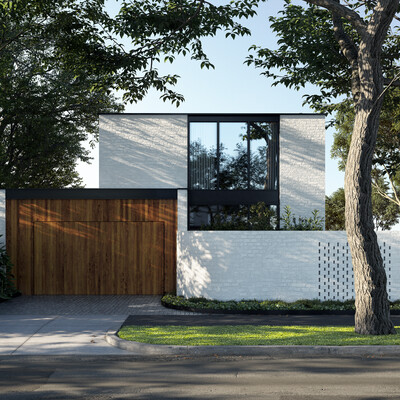 Modern house. Melbourne, Australia.