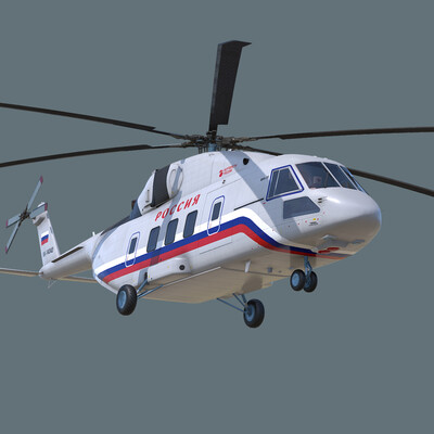 Mi-38 helicopter 3D model