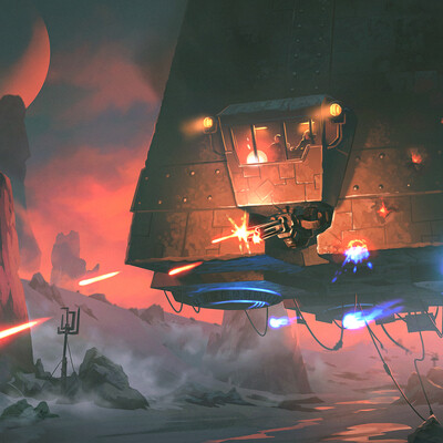 Flying fortress!