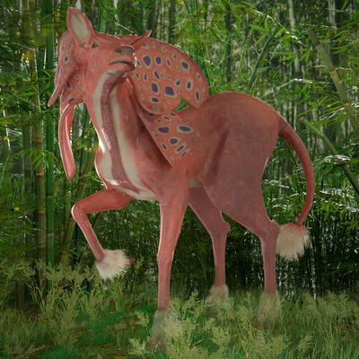 Bamboo deer