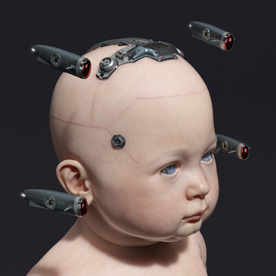 Blind child