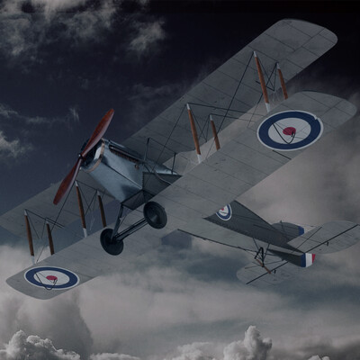 Biplane Bristol f2b