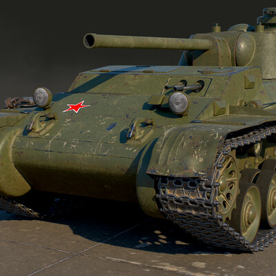 Soviet tank A-44