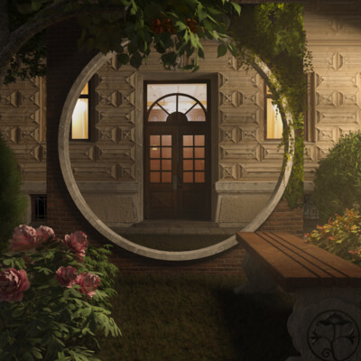 Cozy courtyard