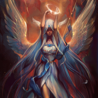 Angel removing the halo