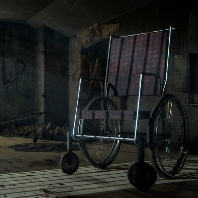 The basement of the mental hospital