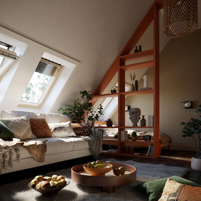 Attic floor