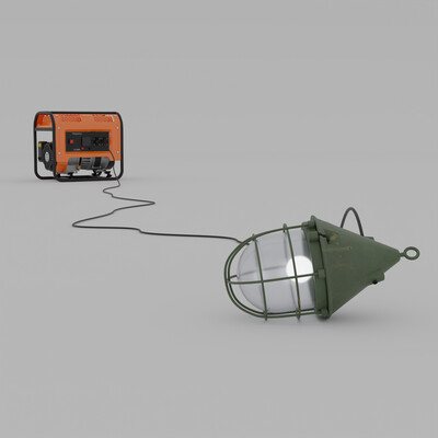 Generator in operation