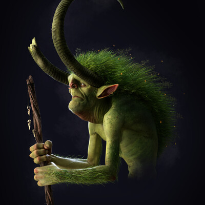 Bird catcher - forest Troll