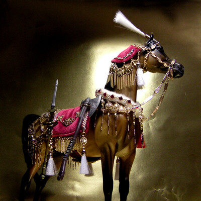 The ceremonial harness of the Sultan's horse