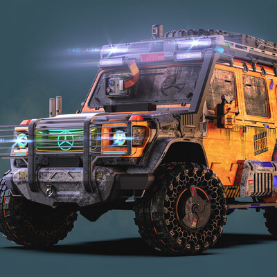 Cyberpunk Cyber-G-Wagon