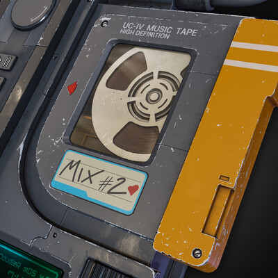 Futuristic player AIWA 47B