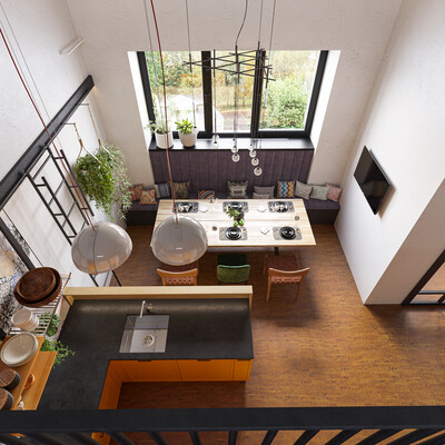 Duplex apartment