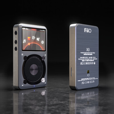 Моделирование текстурирование и рендер моего Fii0 x3 2gen/Modeling, texturing and rendering My Fiio x3 2gen