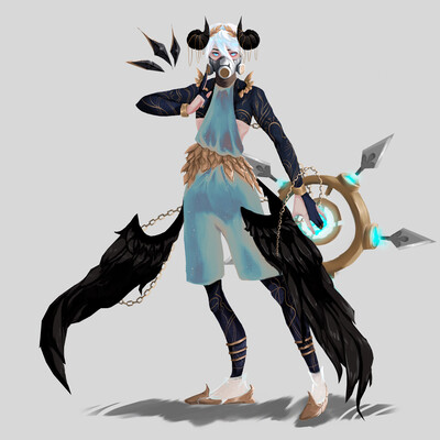WIP "All the Secrets of Heaven" Demon Angel Hunter.