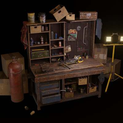 Fan Art Saw Launchers Far Cry: New Dawn and workbench my ideas