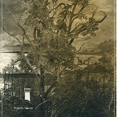КОРОЛЕВСТВО  KINGDOM  painting drawn with a soft pencil on paper