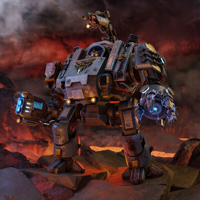 Dreadnought concept from Warhammer 40k