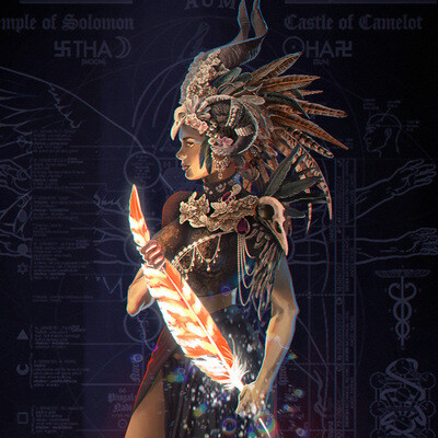 All the secrets of heaven. Ammaret. Demon scientist.
