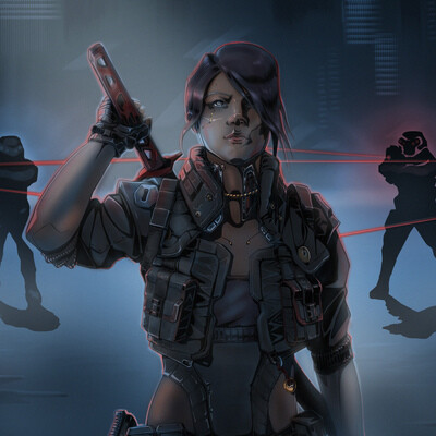 CP 2077 Fanart, Street Solo