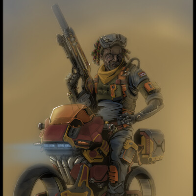 CP 2077 Nomad Biker