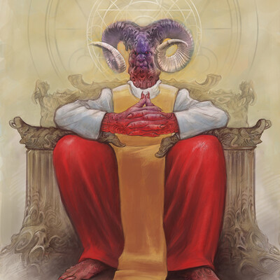 demon penetrating the brain