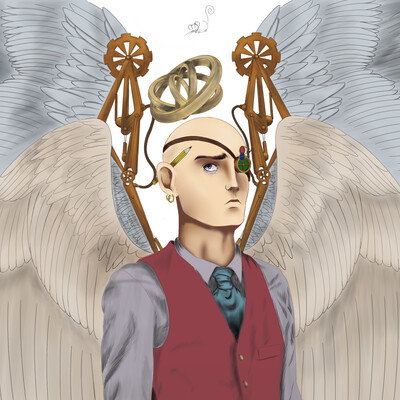 Steampunk angel