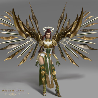 Angel archivist, also a warrior. Azriel