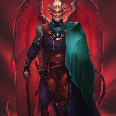 Demon portrait