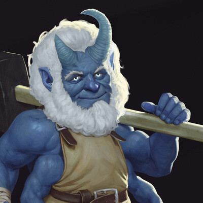 Demon. Blacksmith
