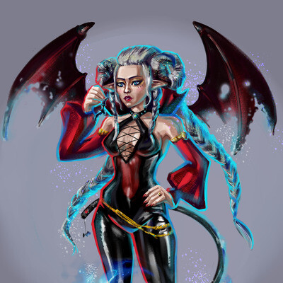 Blue succubus