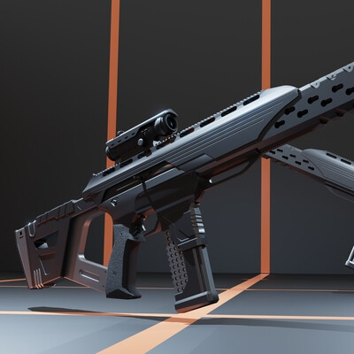 Hard-surface Weapon
