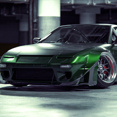 Nissan 180sx Rocket Bunny.
