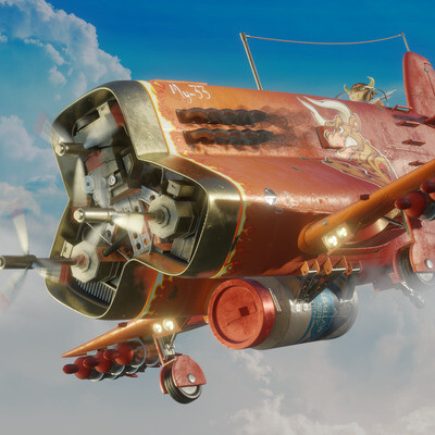 Three-engine aircraft MU-33