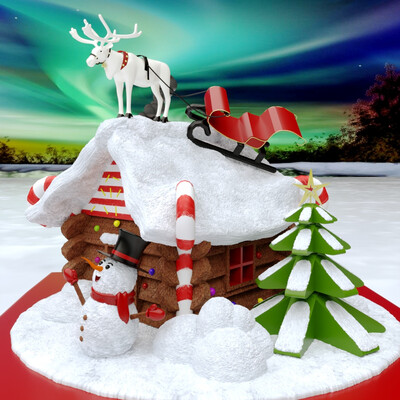 New Year's / Christmas toy "Snowball"