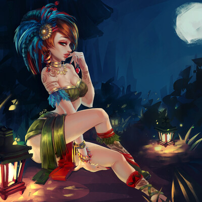 Night scene