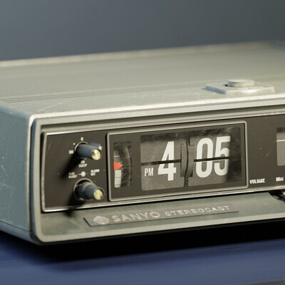 Flip clock SANYO (model RM5430)