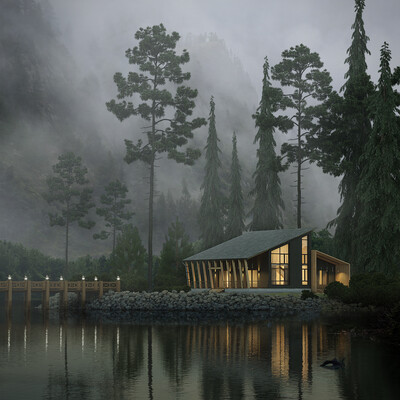 HOUSE IN THE MOUNTAINS
