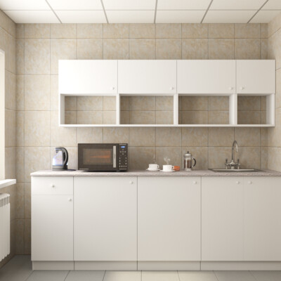 The project for the arrangement of the kitchen for the staff, Leroy Merlin - Bella's kitchen