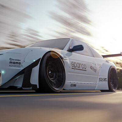 Nissan 180SX Rocket Bunny