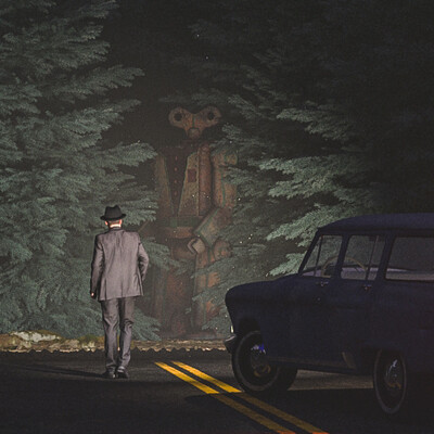 Detective story from the stock: road to Pineville