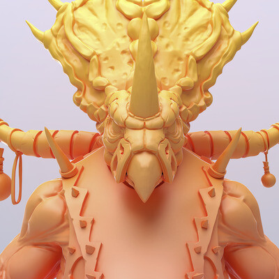 Skulpt "Necromancer Ceratops"